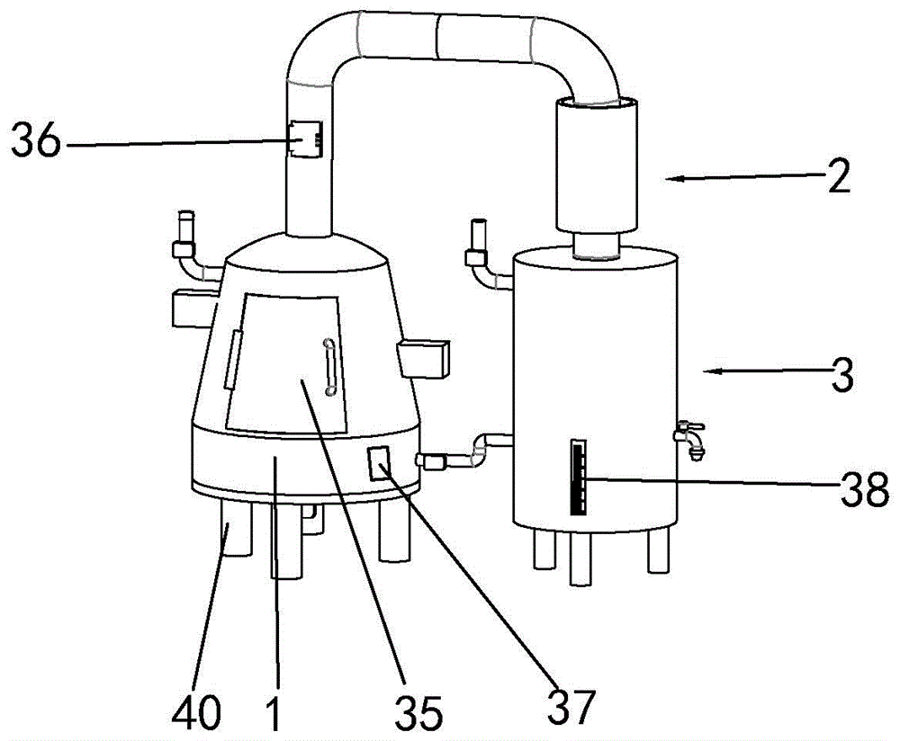 一种简易循环蒸馏的壶式蒸馏器的制作方法