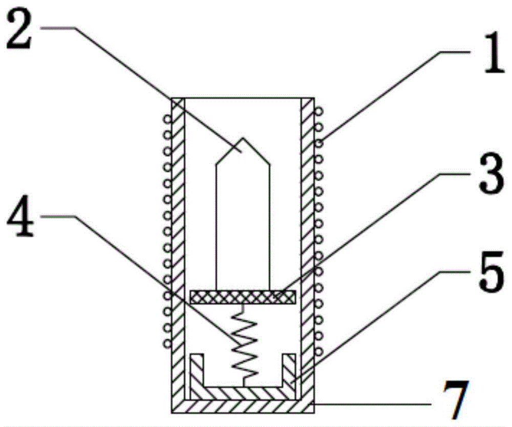 一种具有自动弹出装置的电磁加热烟具的制作方法