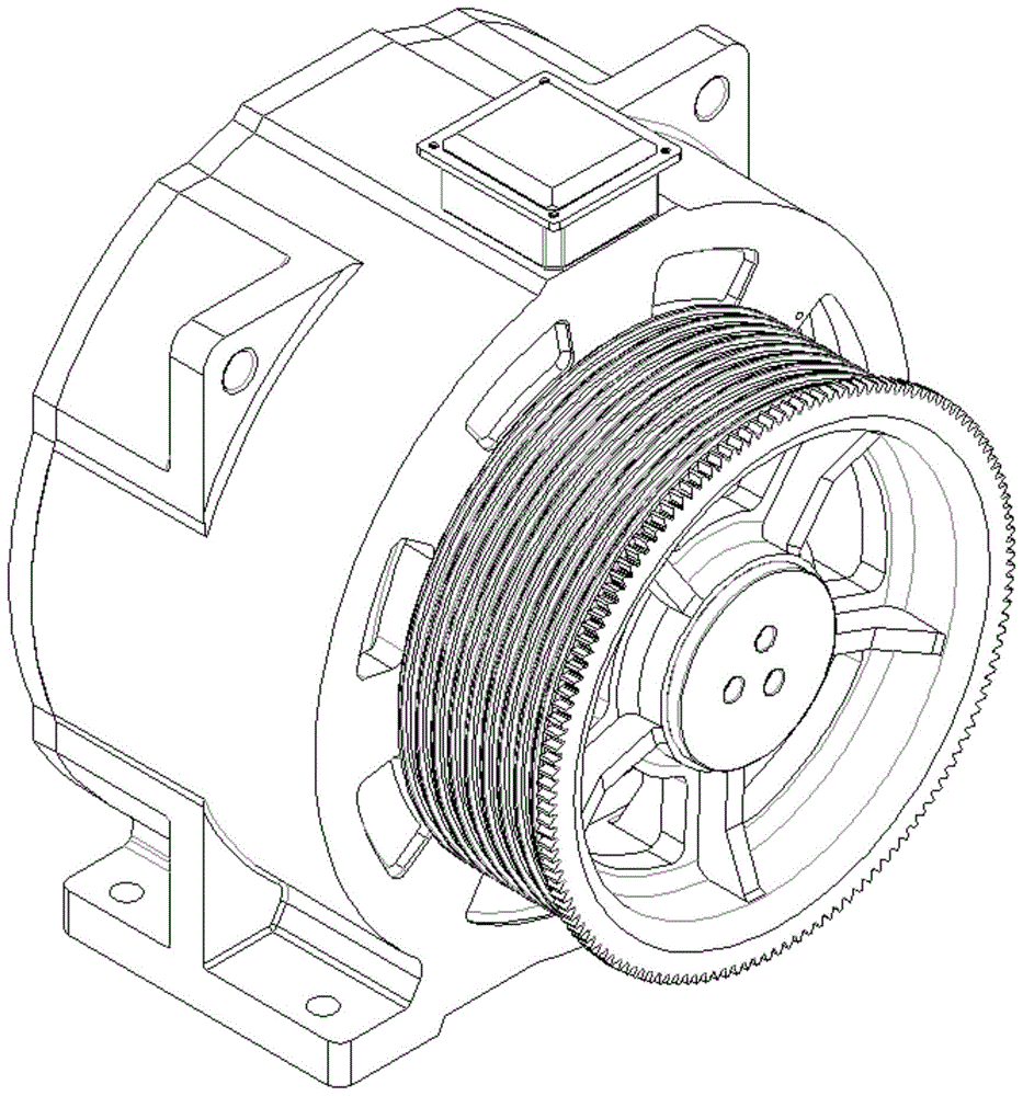一种散热性能良好的电梯曳引机的制作方法