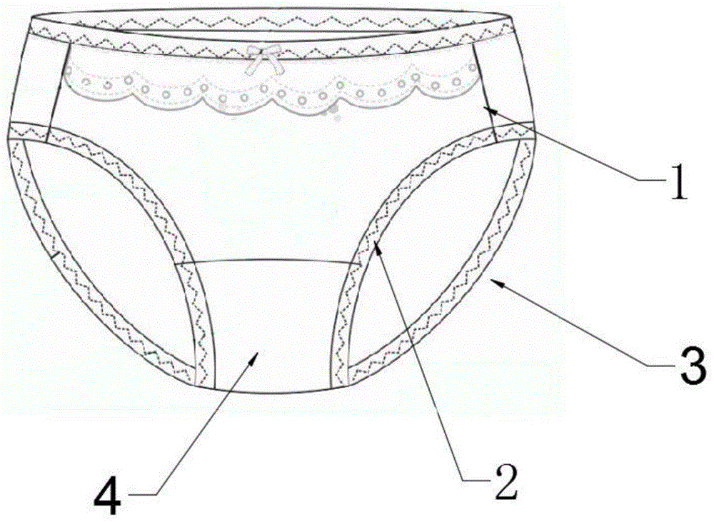 一种儿童内裤的制作方法