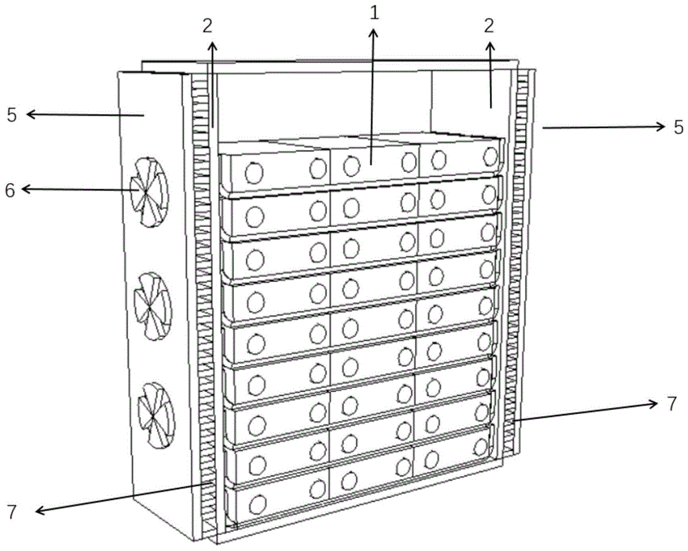 一种基于微热管阵列的可移动储电箱的制作方法