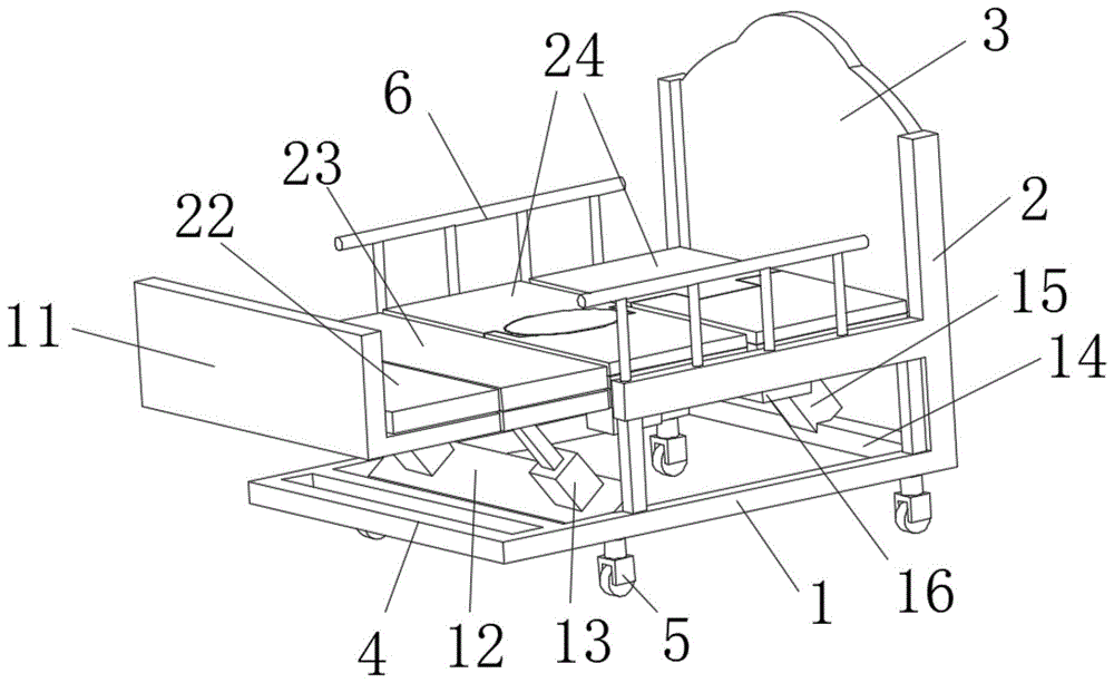 一种具有辅助翻身功能的病人护理床的制作方法
