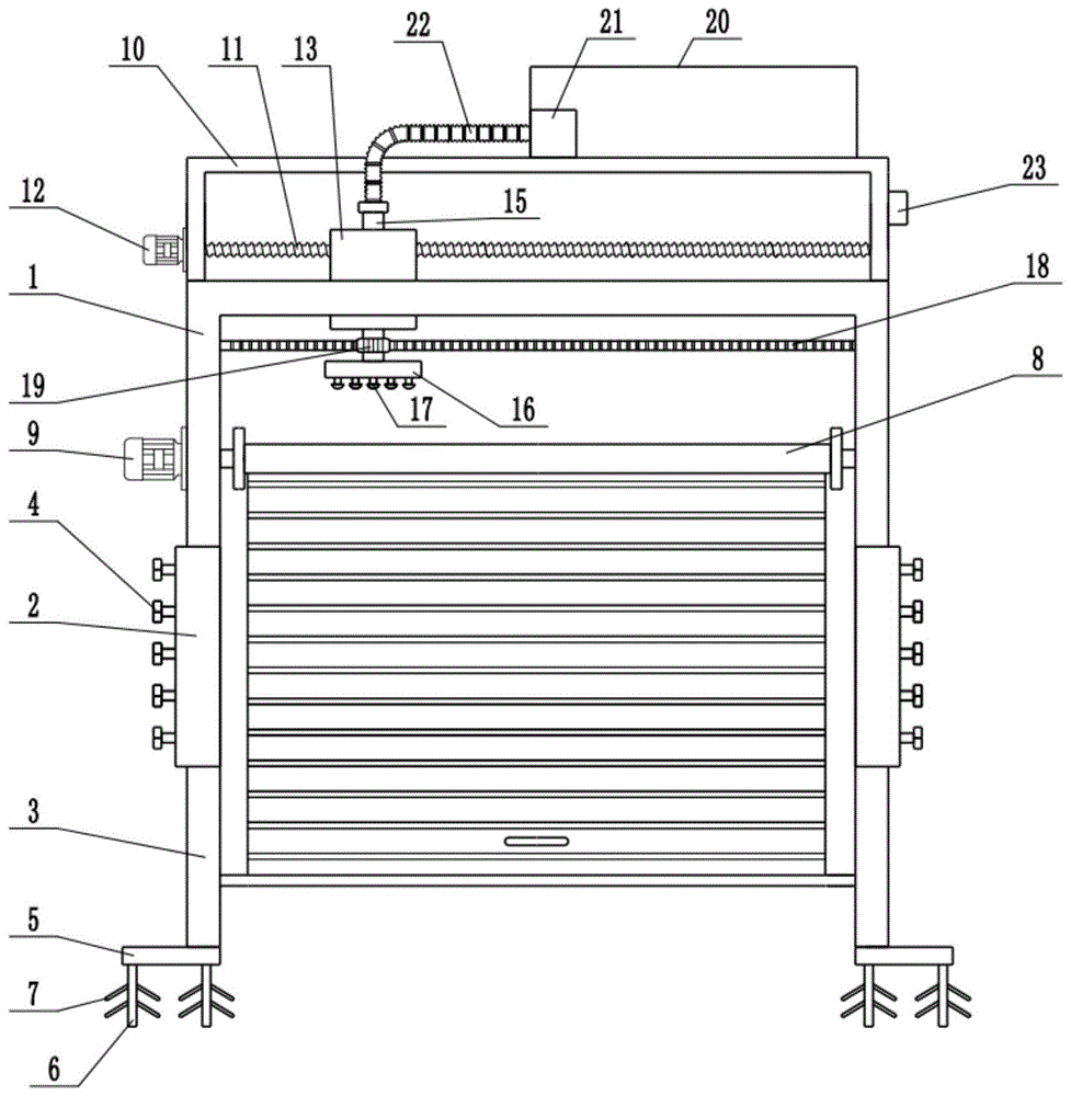 一种建筑用防火卷帘的制作方法