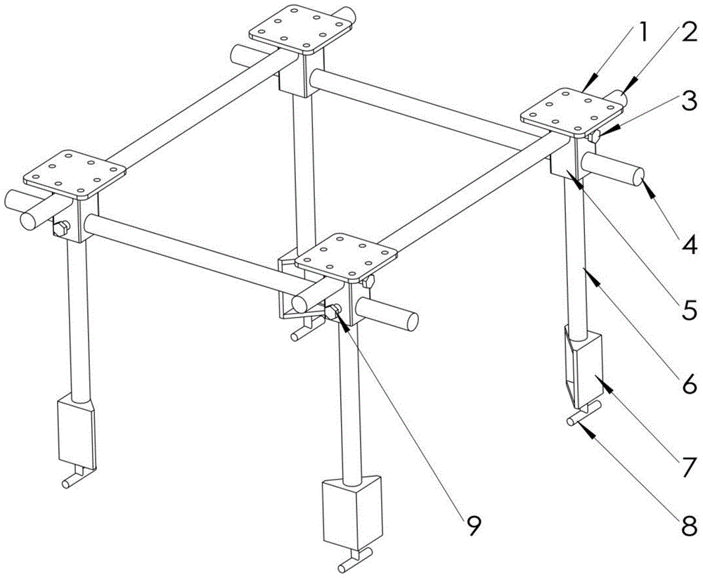 一种抬轴器与压缩机配合的连接结构的制作方法