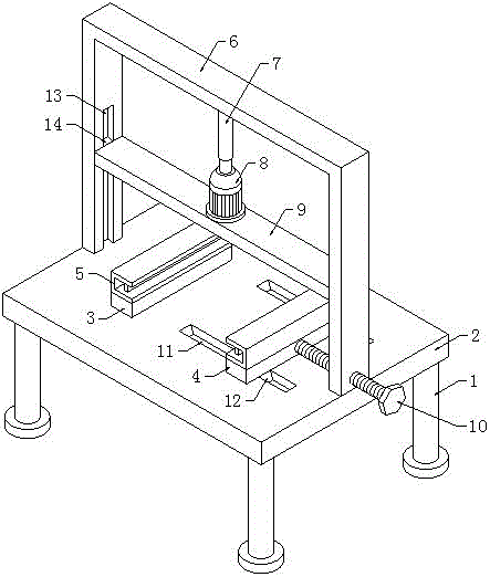 一种铸钢件加工数控机床固定装置的制作方法