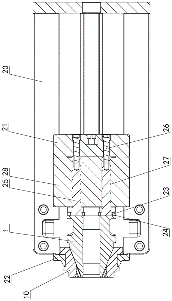 扩口管件模具拉杆式内抽缩芯机构的制作方法