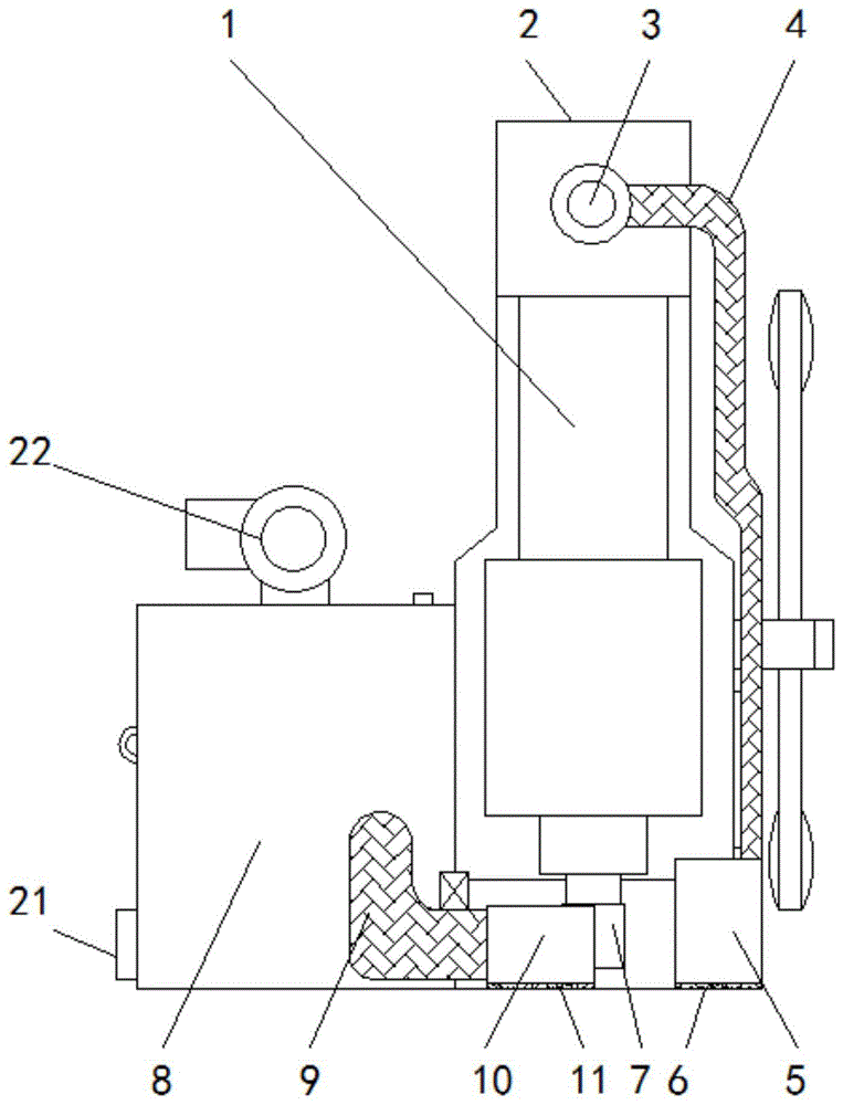 一种具有碎屑回收功能的磁座钻的制作方法