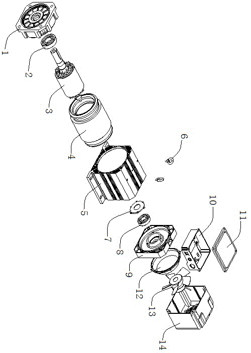 一种通用型风冷伺服电机的制作方法