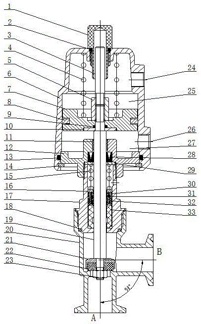 一种气控拐角阀的制作方法