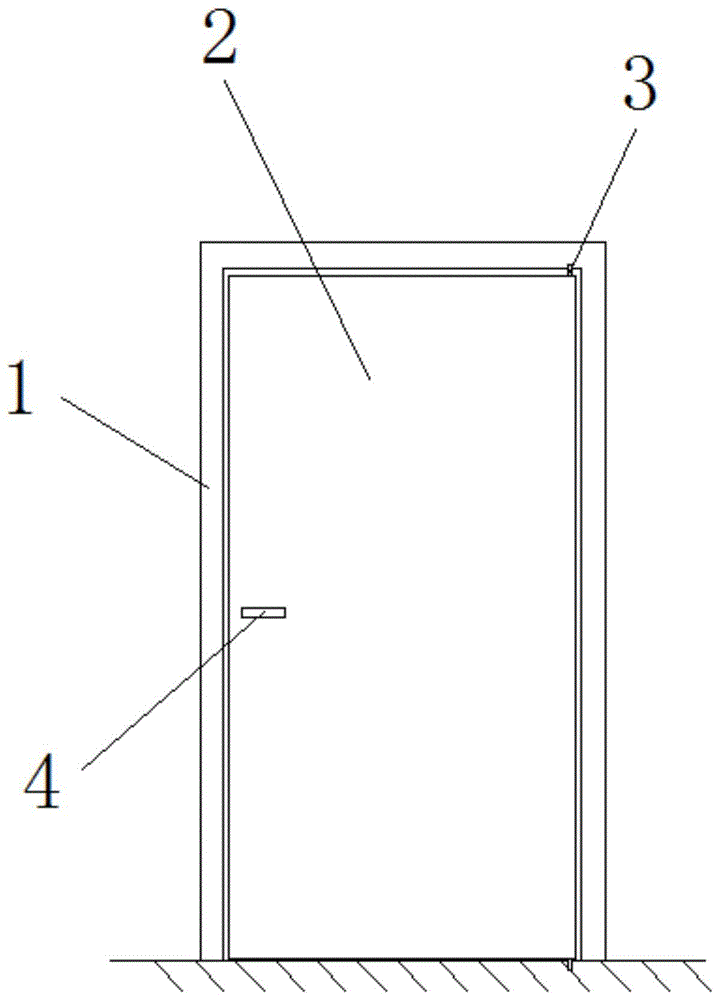 一种关门缓冲消声铝玻门的制作方法