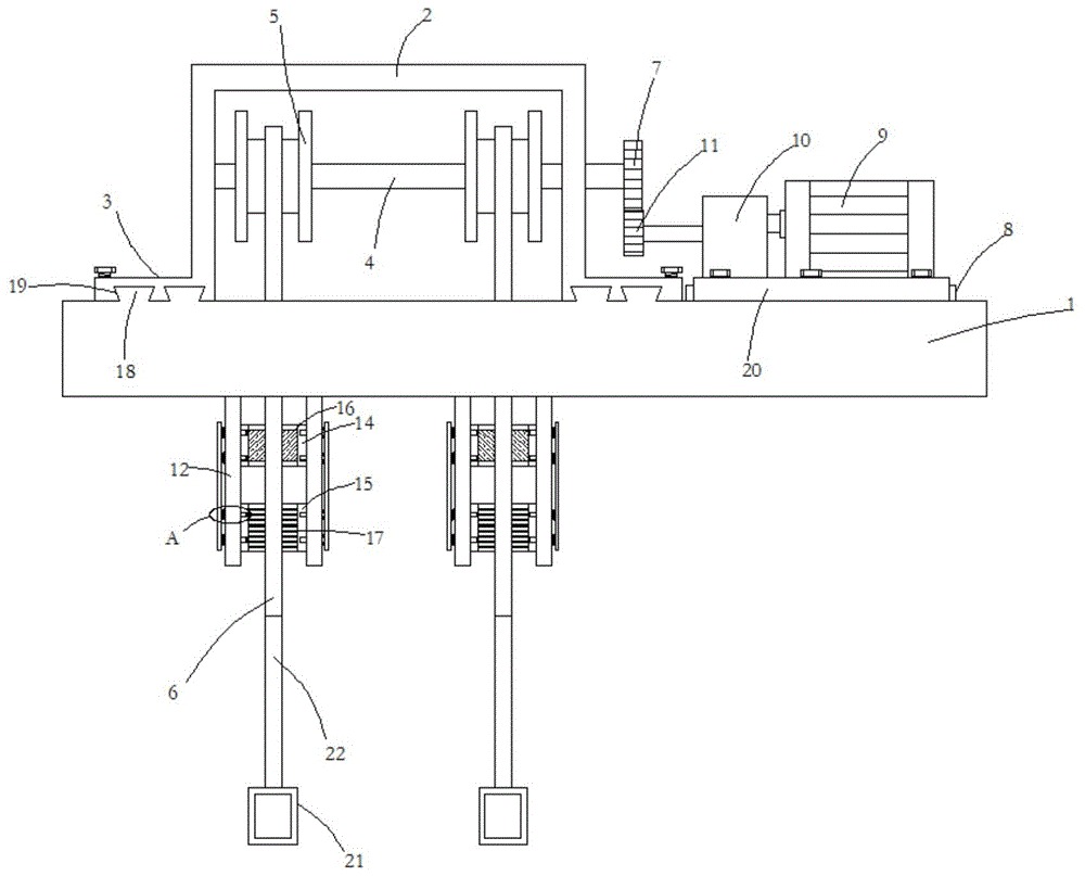 铸铁闸门启闭机的制作方法