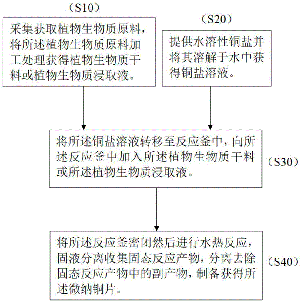 一种微纳铜片的制备方法与流程