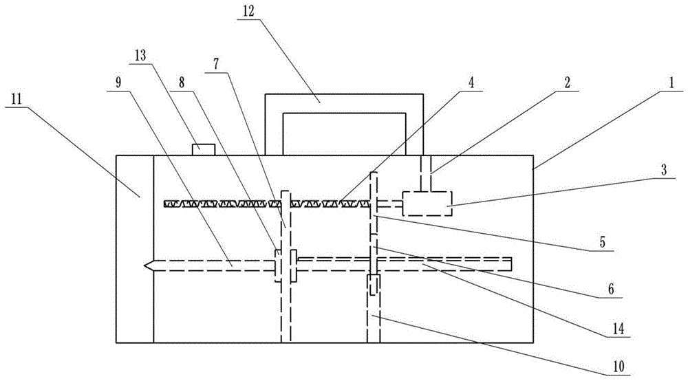 一种用于房建墙面施工的打孔装置的制作方法