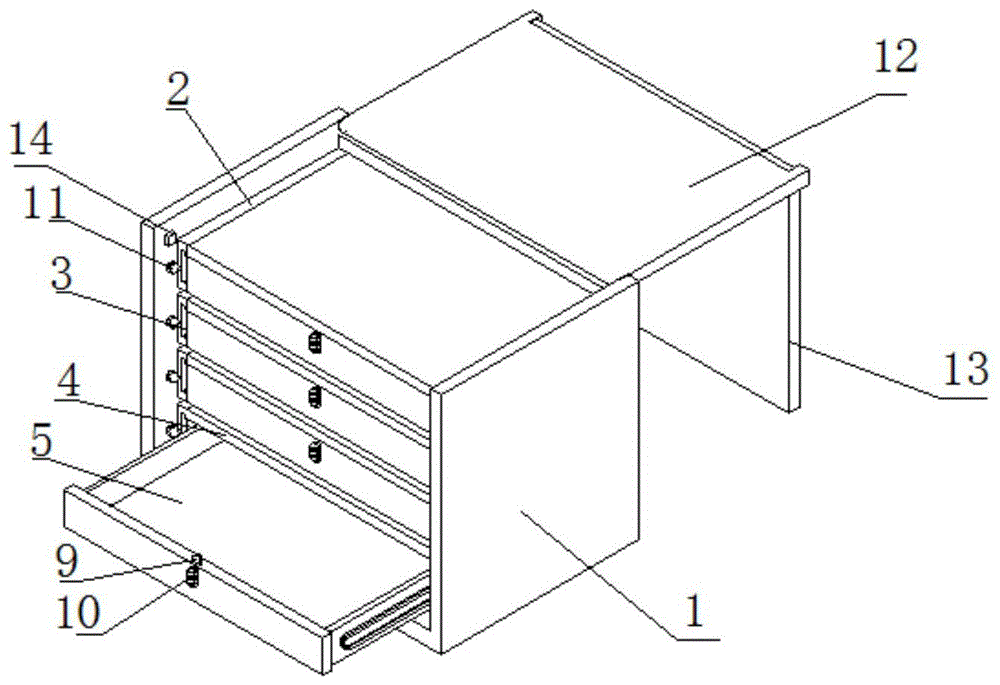 一种建筑工程管理用档案储放盒的制作方法