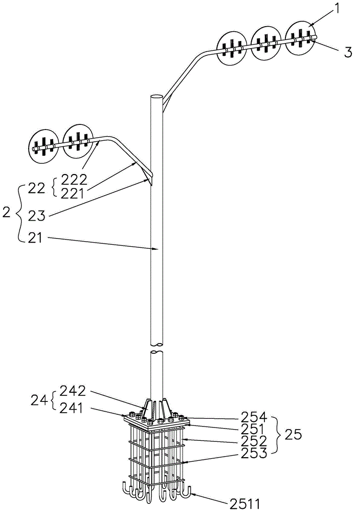 一种Y型交通标志结构的制作方法