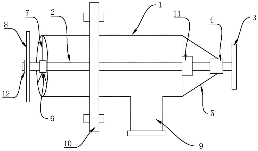 一种2-乙基蒽醌生产中防堵放料阀门的制作方法