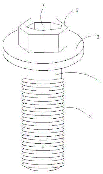 一种梅花法兰螺栓的制作方法