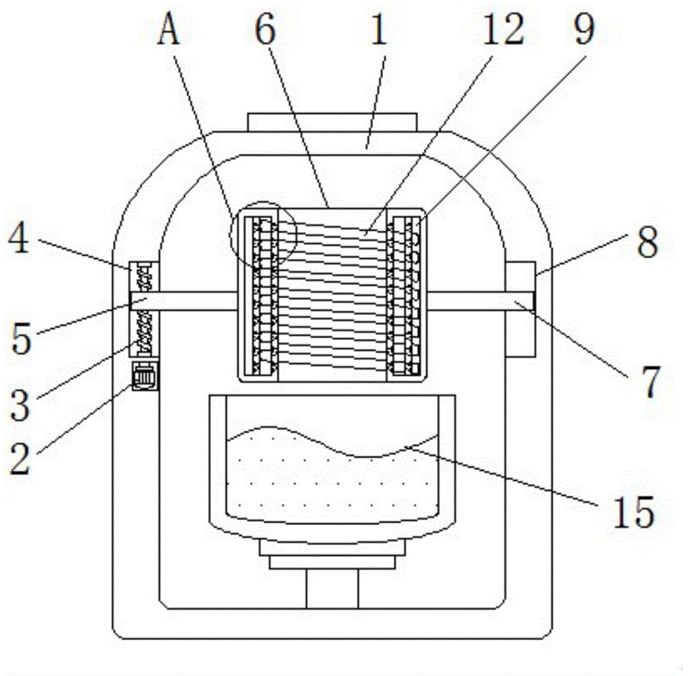 一种循环利用的单晶炉水冷装置的制作方法