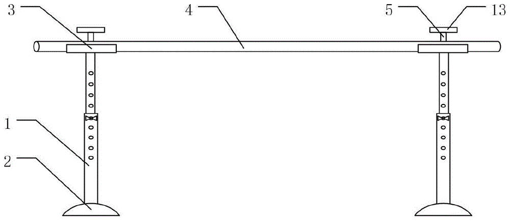 舞蹈训练用把杆的制作方法