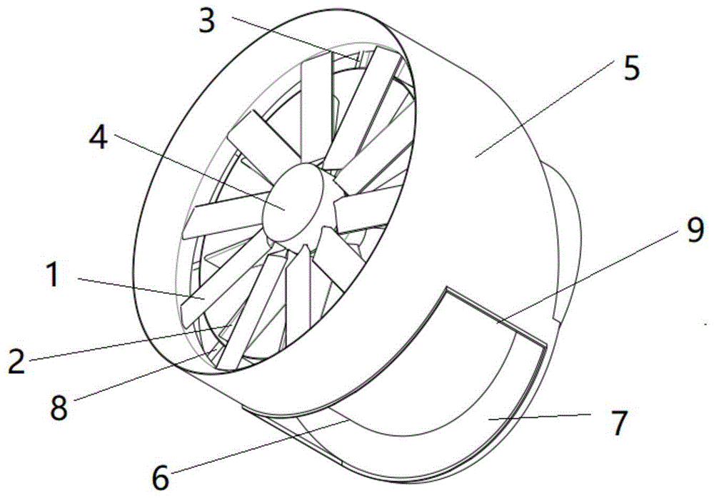 一种用于轻型气垫船的内外导管式空气螺旋桨的制作方法