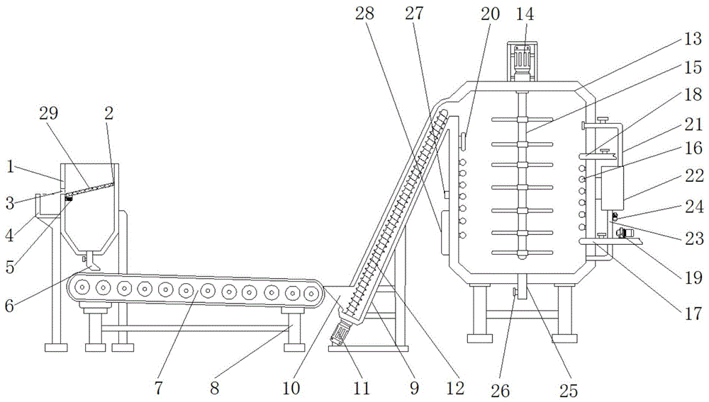 一种自动化生产化肥防溢反应釜的制作方法