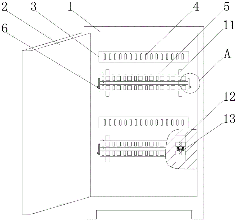 一种带有理线功能的电力柜的制作方法