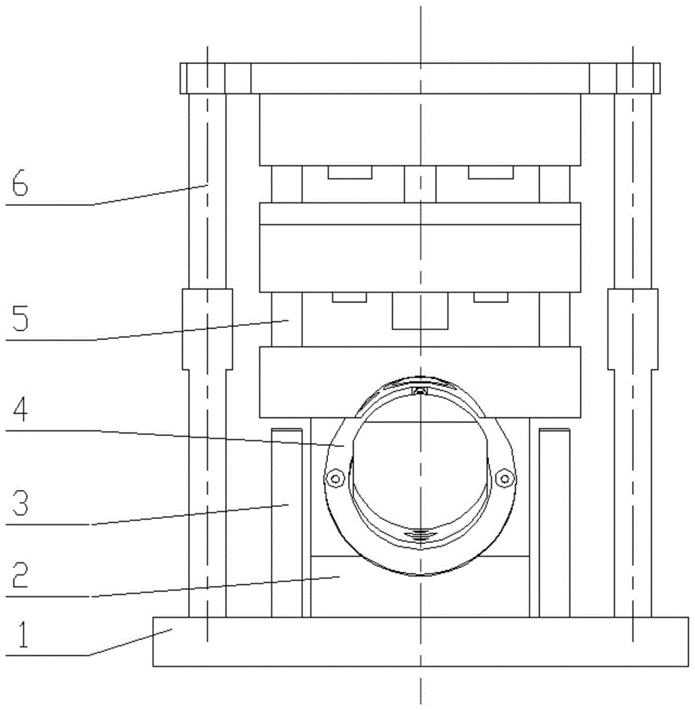 一种汽车尾气后处理弯管冲压模具的制作方法