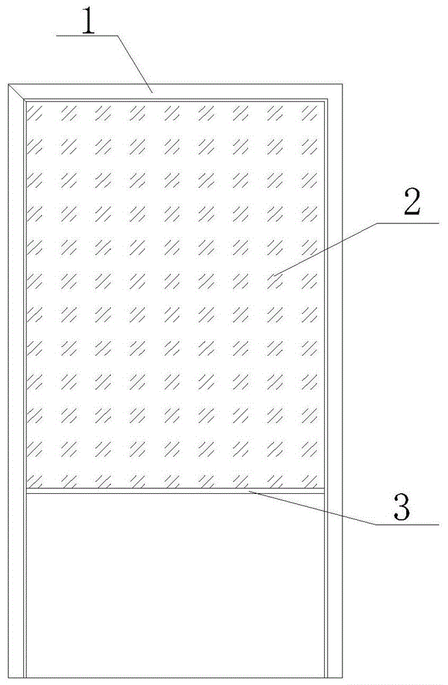 铝合金固定窗用半自动遮阳帘的制作方法