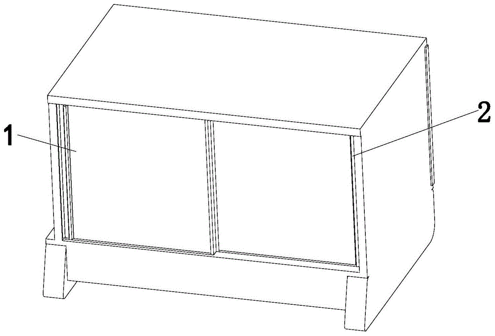 一种冷柜移门的制作方法