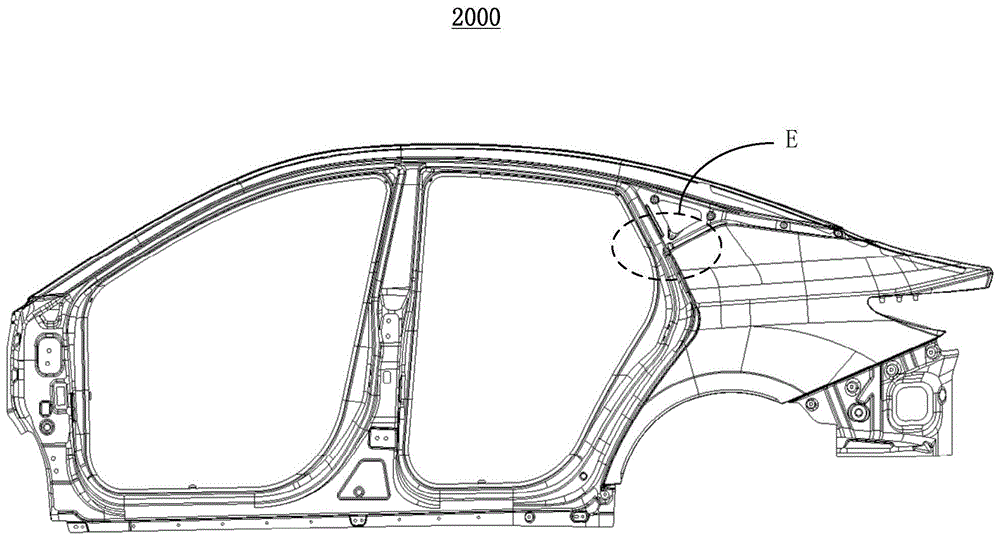 汽车侧围三角窗结构和汽车侧围外板结构的制作方法
