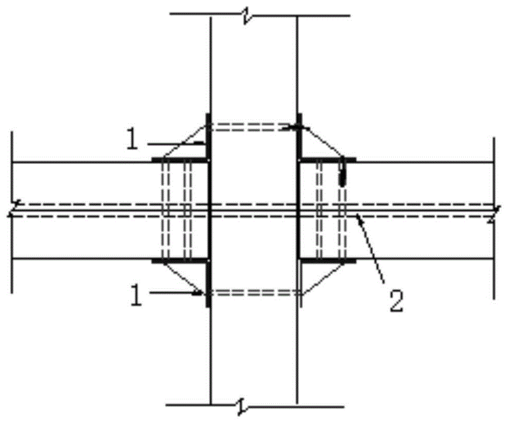 一种后张带肋角钢装配式框架节点屈服承载力的计算方法与流程