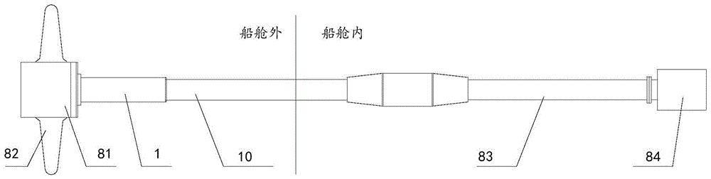 螺旋桨轴防护装置及其安装方法与流程