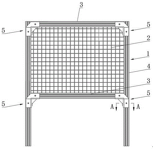 一种拼装式铝型材安全护栏的制作方法