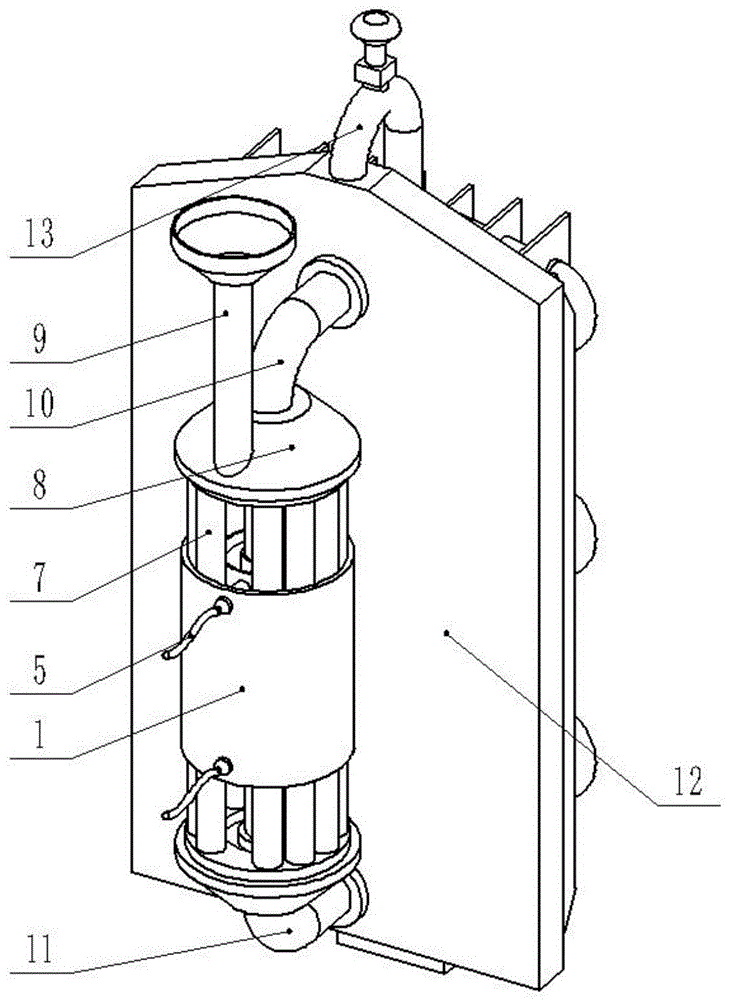 一种用于电壁挂炉的改进型换热结构的制作方法