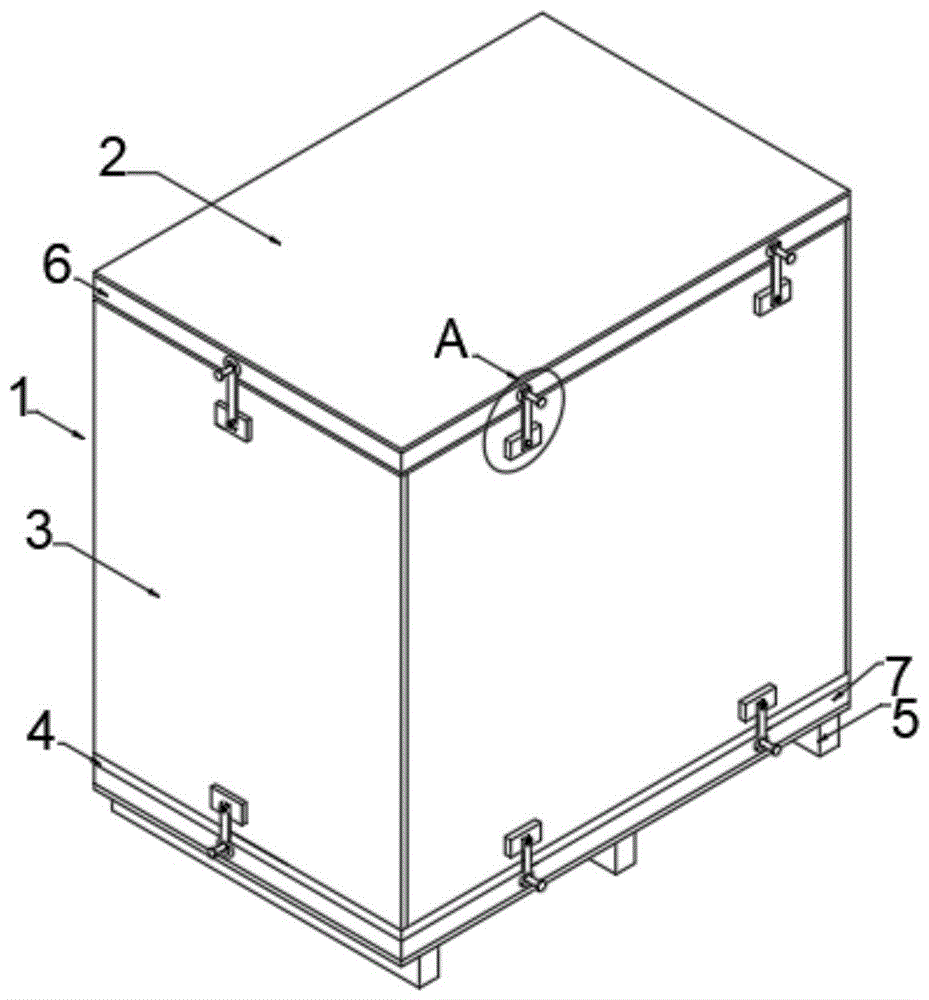 一种易拆卸组装的钢边箱的制作方法