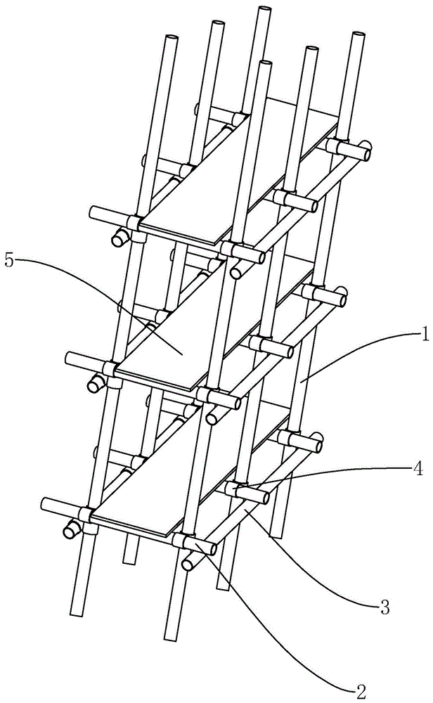 最新专利 建筑材料工具的制造及其制品处理技术一种水库施工用脚手架