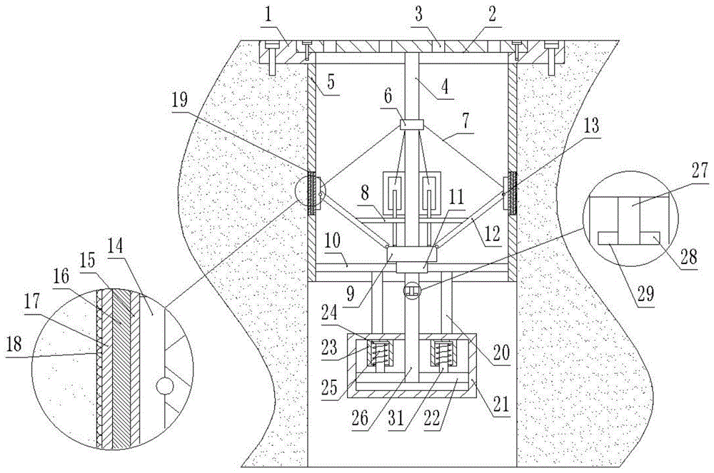 一种市政用防错位井盖的制作方法