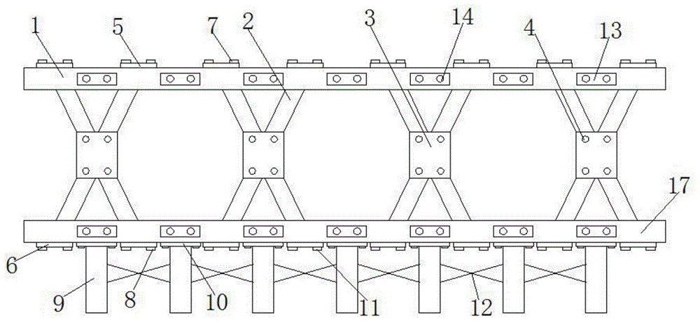 一种配合隧道盾构施工用栈桥钢结构的制作方法