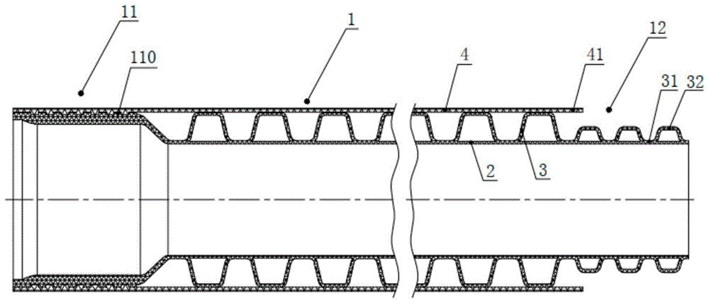 承插式双平壁复合管的制作方法