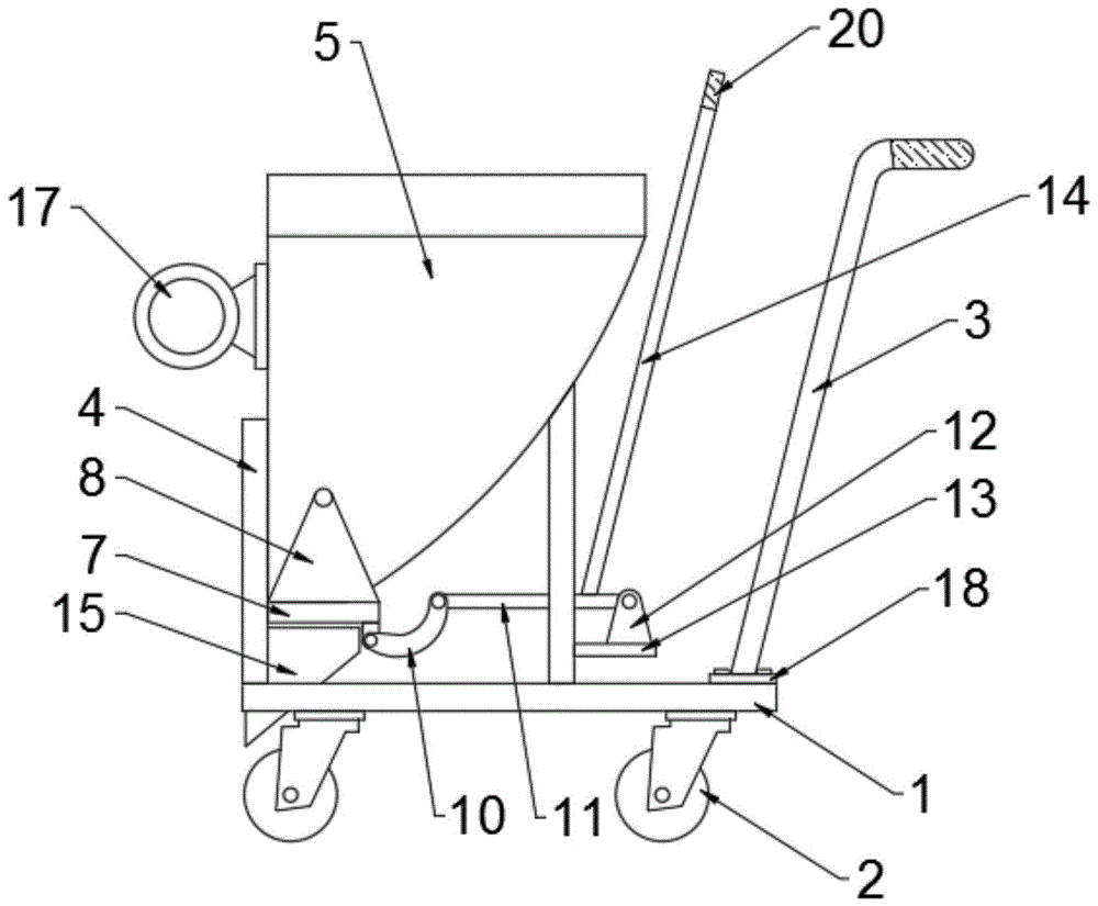 一种建筑测量测绘用白粉线喷涂机的制作方法