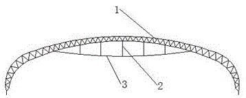 一种更有效的减小竖向位移的张弦管桁架结构的制作方法