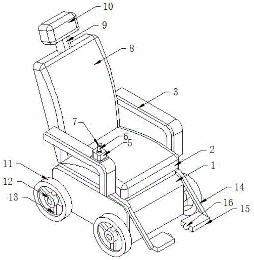 一种新型智能调节轮椅的制作方法