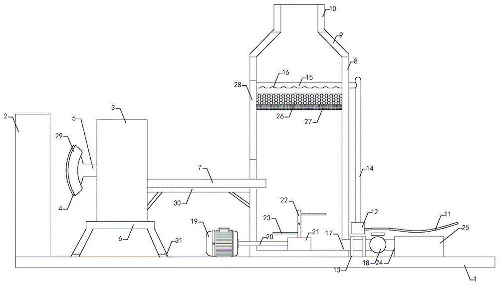一种PC拉杆箱吹塑机快速冷却装置的制作方法