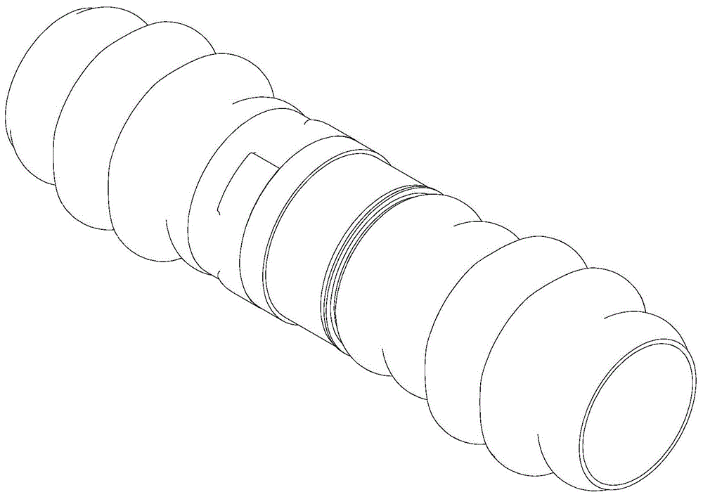 双壁波纹管结构的制作方法
