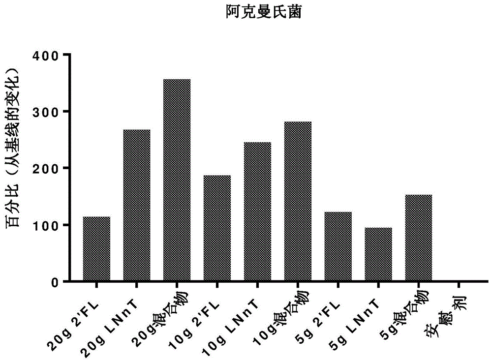 尤其是用于增加人肠道微生物群中的阿克曼氏菌(akkermansia)丰度的