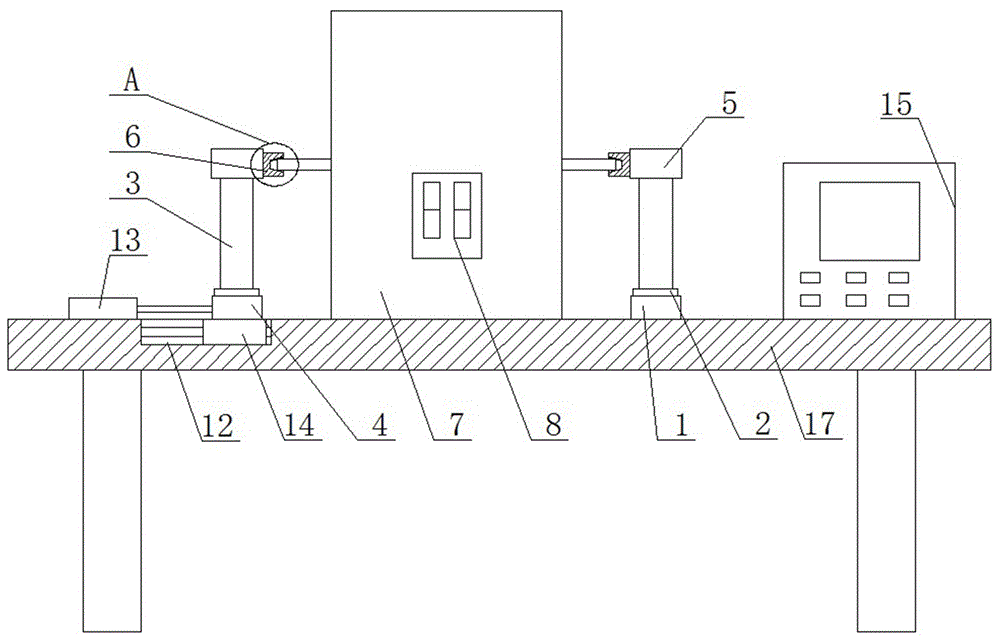 一种卷帘门电机转子生产用测试装置的制作方法