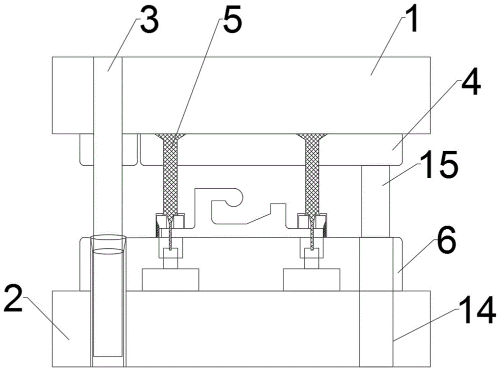 一种箱式货车锁座的锻造产品用冲孔模具的制作方法