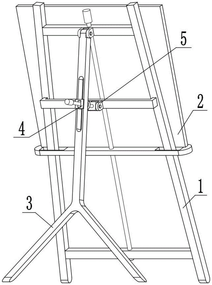 一种可折叠的画板的制作方法