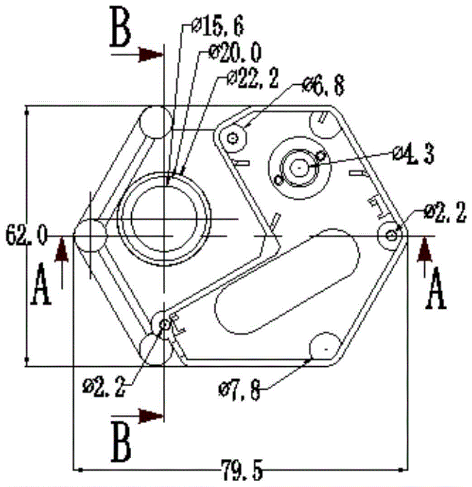 一种带管接头端盖包边哈弗推管脱模机构模具的制作方法