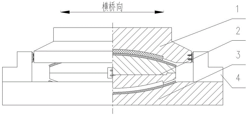 一种摩擦副可更换的桥梁支座的制作方法